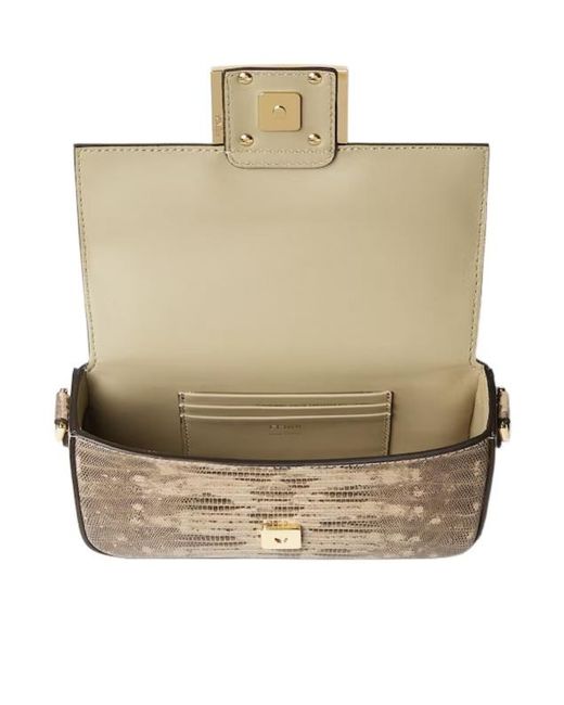 Fendi Metallic Baguette Mini
