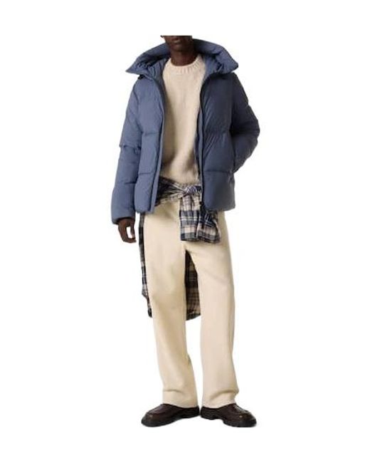 Canada Goose Blue Solid Color Down Jacket for men