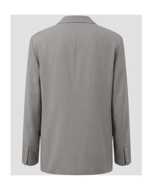 Our Legacy Gray Halt Long-Sleeved Suit Jacket for men