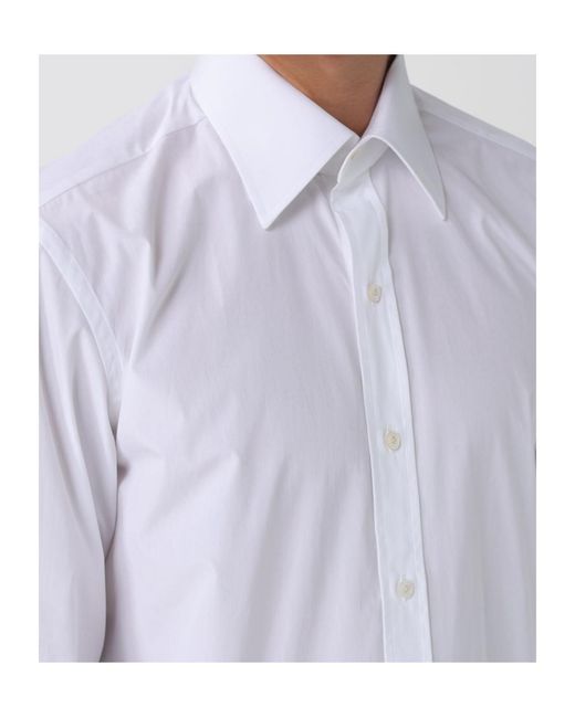 Tom Ford White Long-Sleeved Shirt for men