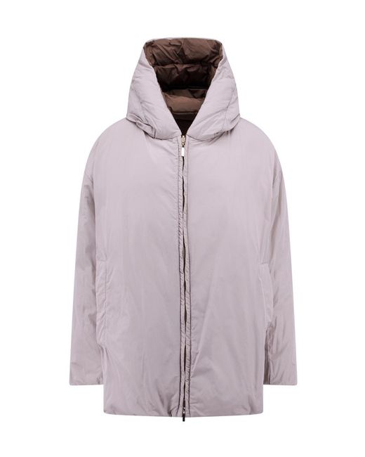 Max Mara Brown The Cube Reversible Padded Down Jacket