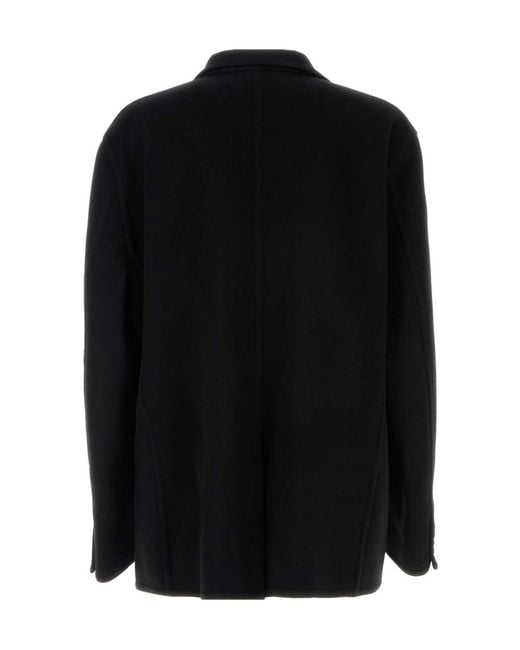 Balenciaga Black One Layer Short Coat for men