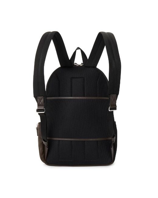 Bally Black Zippered Backpack for men
