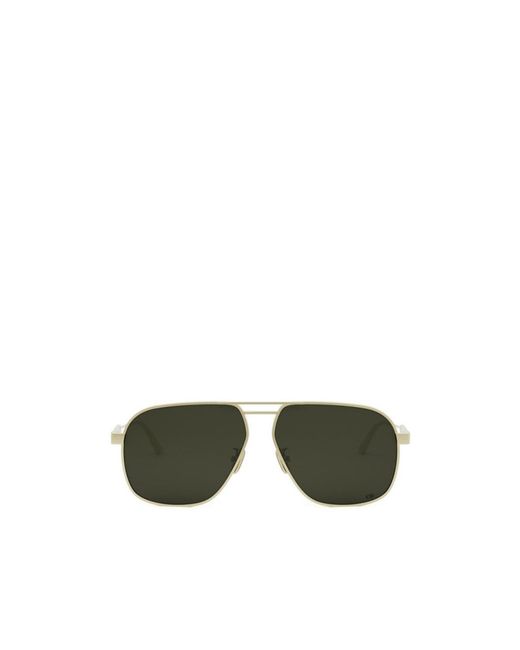 Dior Metallic Eyewear Aviator Frame Sunglasses