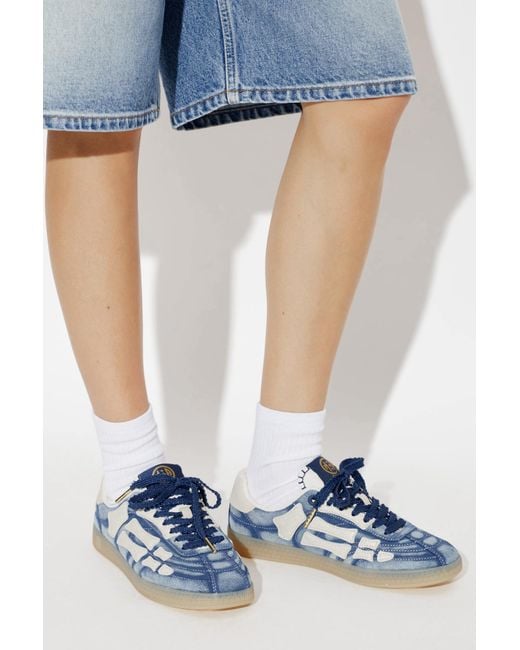 Amiri Blue Pacific Football Sneakers