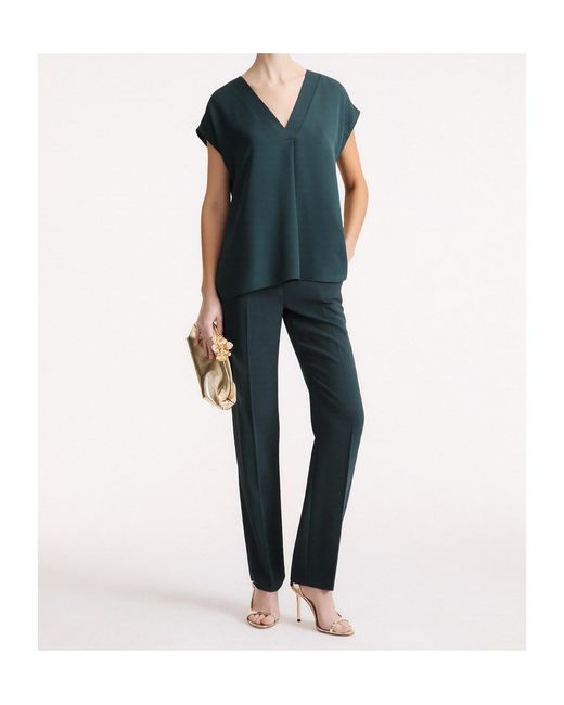 Marella Green V-Neck Overshirt