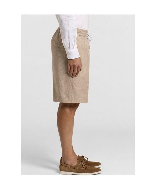 Peserico Natural Drawstring Shorts for men