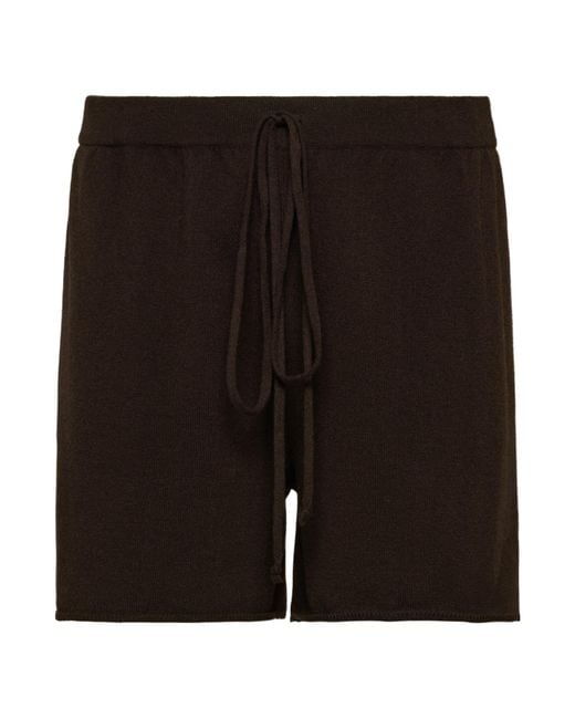 Maison Margiela Black Knitted Shorts for men