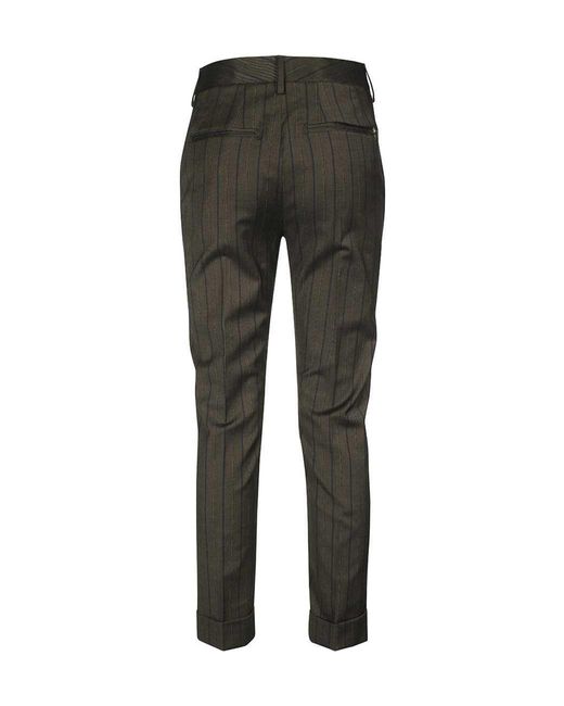 Dondup Gray Skinny Cropped Trousers