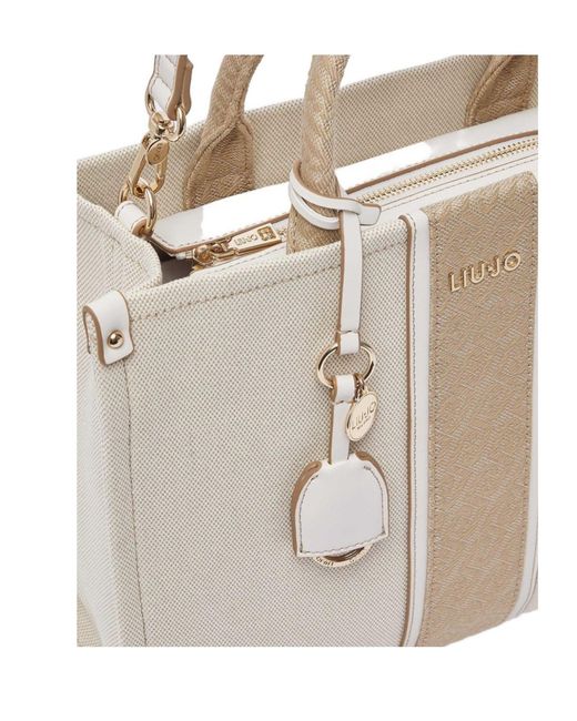 Liu Jo Natural Medium Jacquard Bag