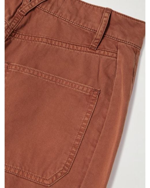 Veronica Beard Red Patch-Pocket Jeans