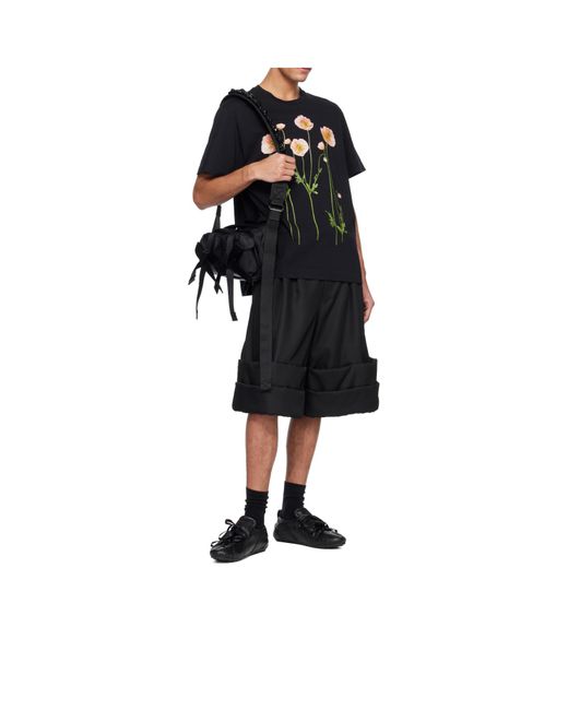 Simone Rocha Black Bow Shoulder Bag for men