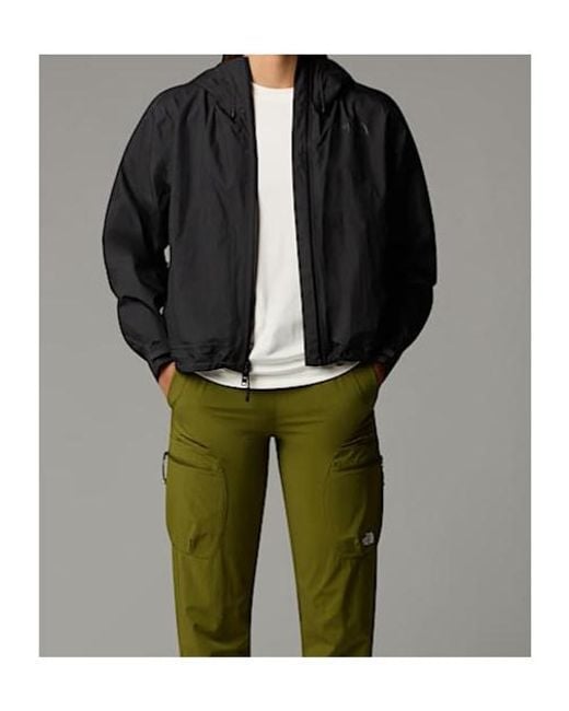 The North Face Black Drawstring Packable Rain Jacket