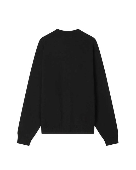 KENZO Black Round-Neck Knitwear for men