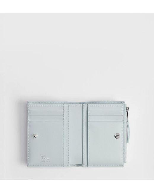 Dior Gray Medaillon Dahlia Wallet