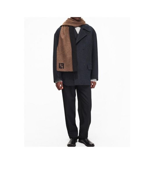 Fendi White Ff Scarf Sn54 for men