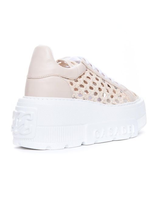 Casadei White Nexus Versilia Sneakers