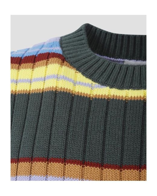 Dries Van Noten Multicolor Striped Sweater for men