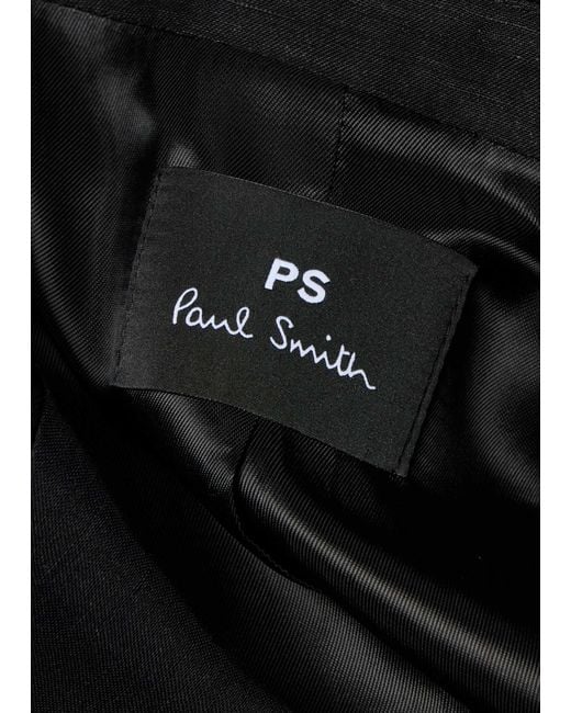 Paul Smith Black Ps Closed Lapels Vest