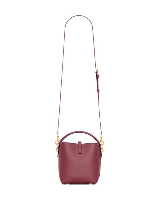 Saint Laurent Red Le 37 Mini Tote Bag