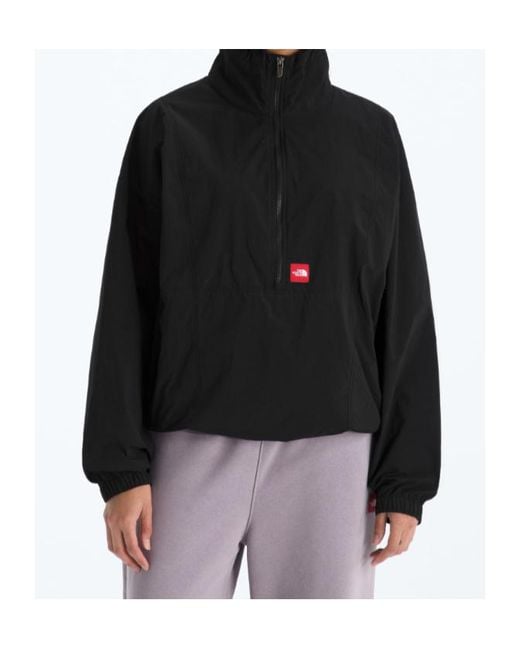 The North Face Black Half Zip Pullover Jacket for men