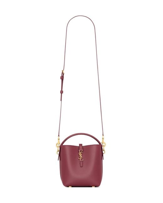 Saint Laurent Red Le 37 Mini Tote Bag