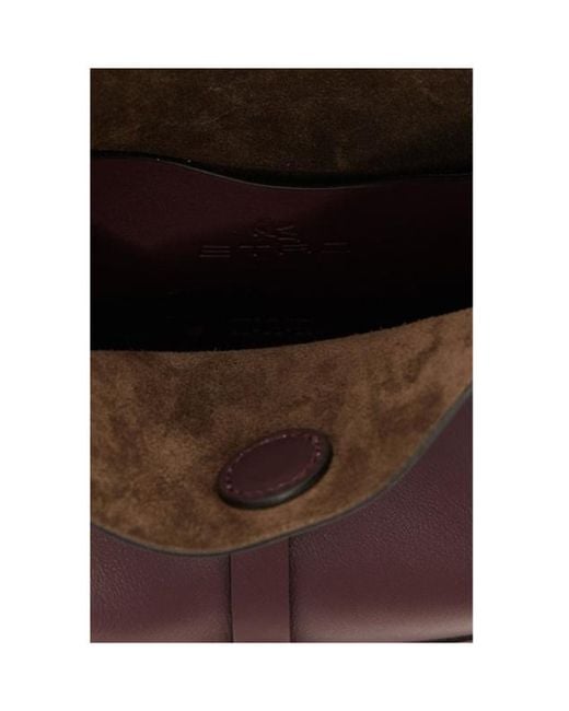 Etro Purple Small Pony Bag