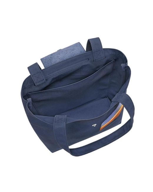 Longchamp Blue Caroline Helain X M Handbag