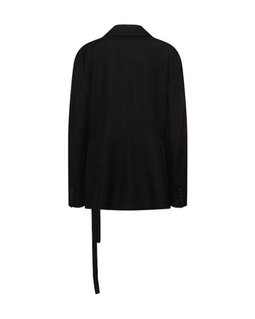 J.W. Anderson Black Wrap Jacket