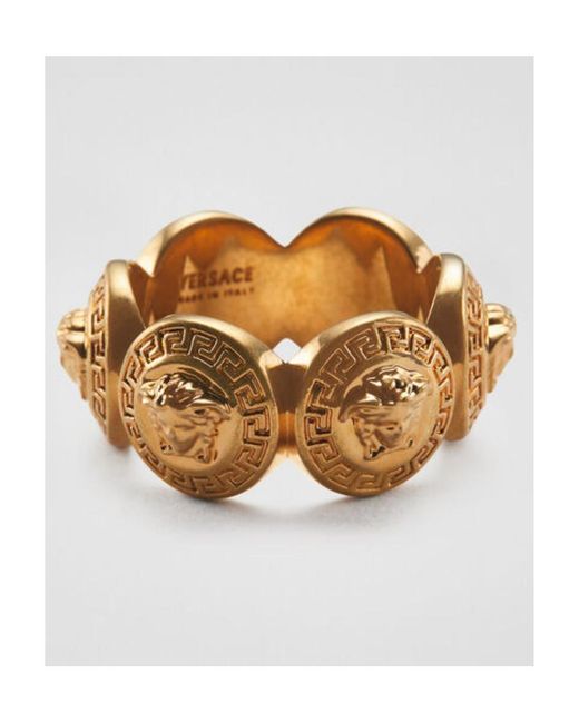 Versace Multicolor Medusa Motif Ring