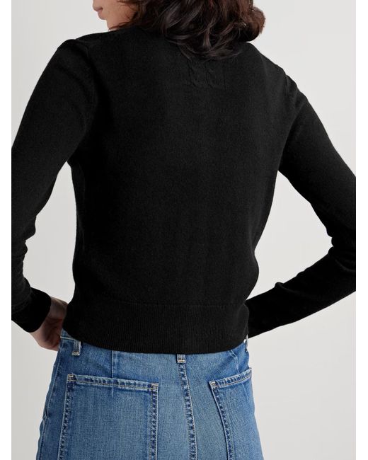 Nili Lotan Black March Button Sweater