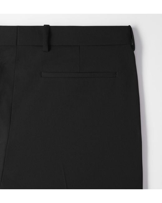 Dior Black Casual Pants With Belt Loops for men