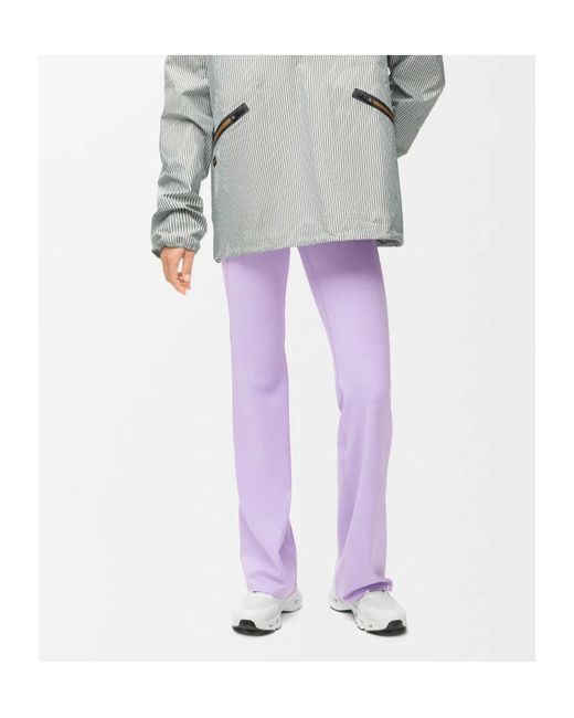 Loewe Purple Soft Bootleg Pants