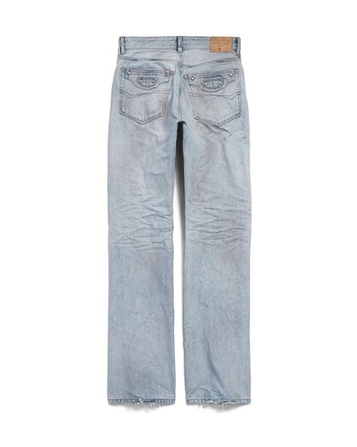 Balenciaga Blue City Straight-Leg Jeans