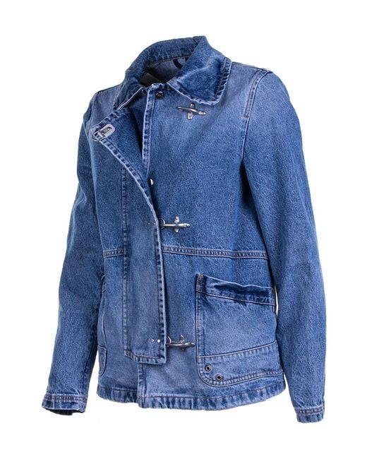 Fay Blue Toggle Fastening Jacket