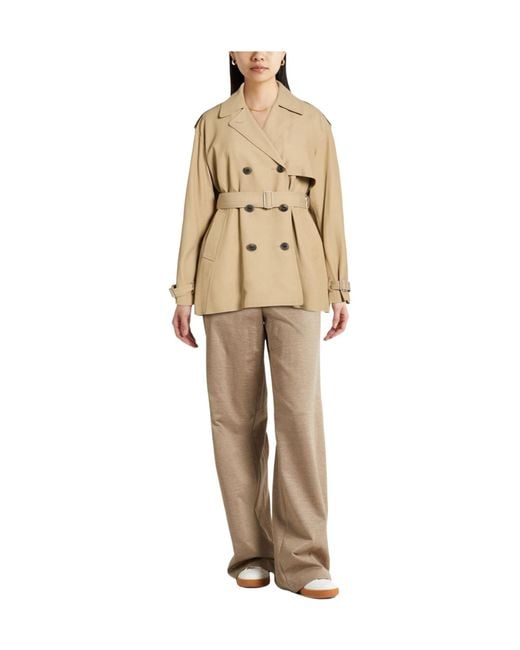 Rag & Bone Natural Double Breasted Pea Coat
