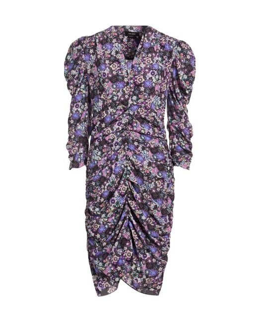 Isabel Marant Blue Slimfit Floralprint Dress