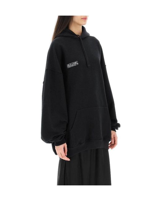 Vetements Black Inside Out Oversized Hoodie for men