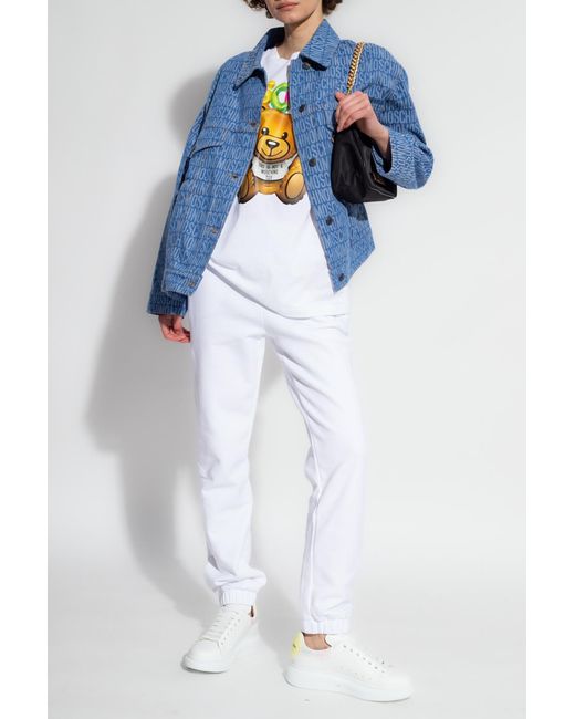 Moschino White Open-Necked Shirt