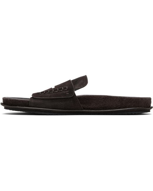 Jacquemus Black La Croisiere Slippers for men