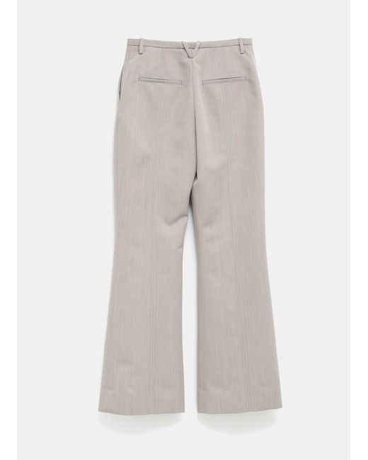 Bottega Veneta Gray Casual Pants With Belt Loops