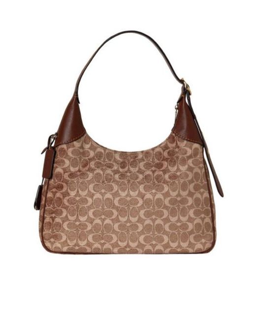 COACH Brown Ella Shoulder Bag