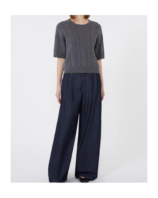 Max Mara Gray Dominus Crewneck Jumper