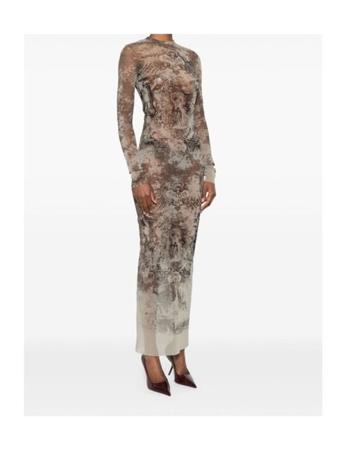 Jean Paul Gaultier Natural The Long Médaillon Dress