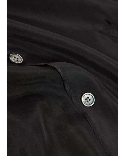 Our Legacy Black Satin Shirt for men