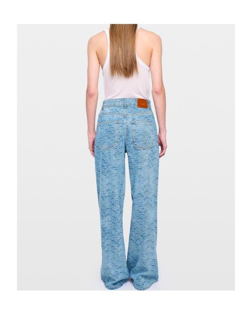 Zadig & Voltaire Blue Belt Loop Jeans