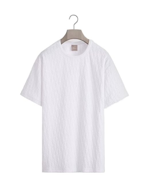 Dior White Short-Sleeved T-Shirt for men