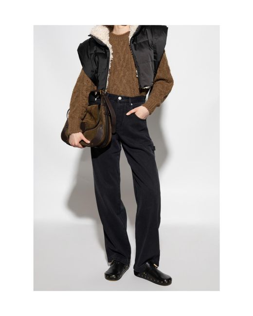 Isabel Marant Brown Isabel Marant Étoile Knitted Crewneck Jumper