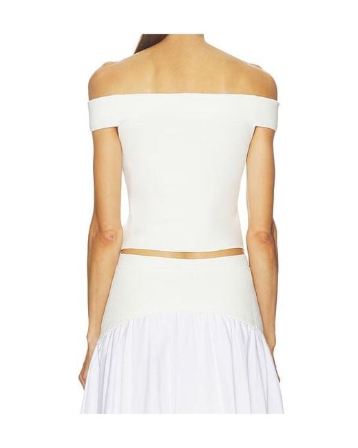 Jonathan Simkhai White Dalton Top