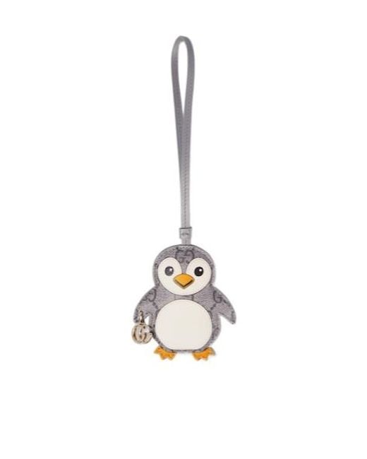 Gucci White Penguin-Shaped Bag Charm
